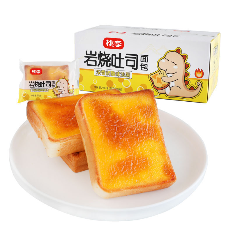 桃李 岩烧吐司面包 浓香奶酪味 400g 11.6元（需买2件，需用券）