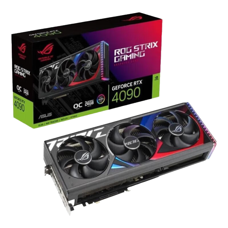 PLUS会员：ROG 玩家国度 猛禽 STRIX GeForce RTX 4090 O24G OC超频 游戏显卡 黑色 18130.29元 包邮（3年保修，多重优惠）