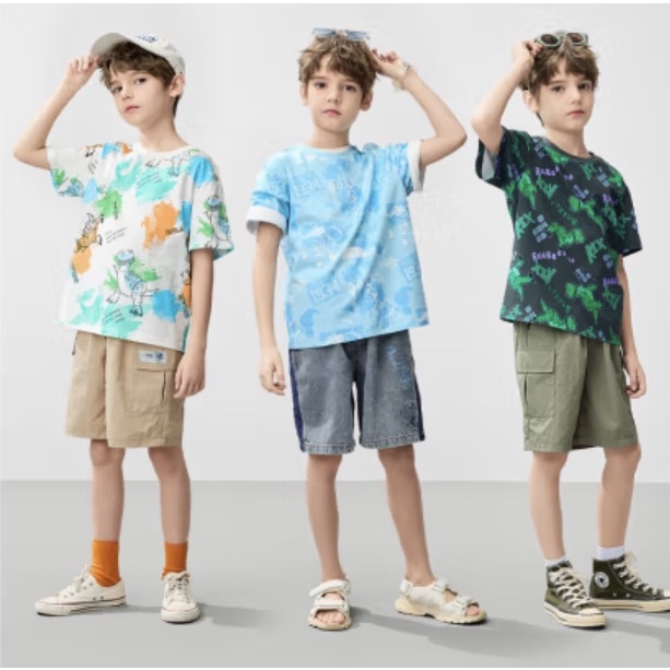 京东PLUS：Disney 迪士尼 童装儿童t恤男童短袖t恤夏季女孩休闲打底衫宝宝棉质舒适上衣任选3件 21.22元（需买3件，需用券）