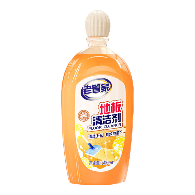 需换购：老管家 地板清洁剂 500ml 3元包邮（实付3.01元）