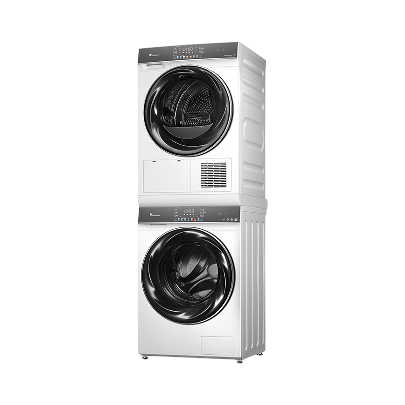 PLUS会员：LittleSwan 小天鹅 水魔方 热泵式洗烘套装 10KG 白色 TG100VC806W+TH100VH806W 5453.8元包邮（双重优惠）