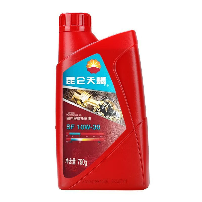 Kunlun 昆仑 天蝎 SF 四冲程摩托车油10W-30冬季通用发动机机油790G踏板车 10W-30 0.79L 25元