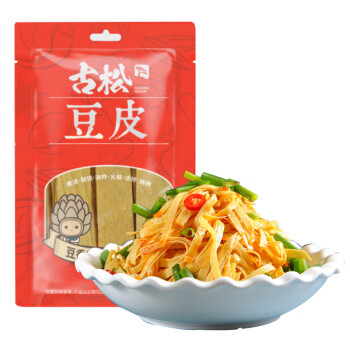 Gusong 古松食品 古松 干豆皮110g 黄豆制品干豆腐皮麻辣烫火锅食材  二十年品牌