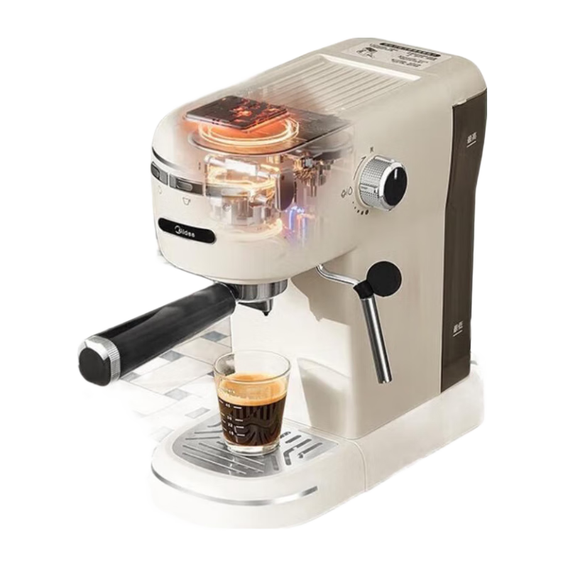 PLUS会员：Midea 美的 MA-KFE07 意式全自动咖啡机 425.8元包邮+9.9元家居卡（晒单再返50元）