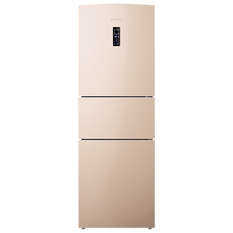 京东百亿补贴、PLUS会员：Ronshen 容声 BCD-253WD16NPA 风冷三门冰箱 253L 璀璨金 1472.6元包邮
