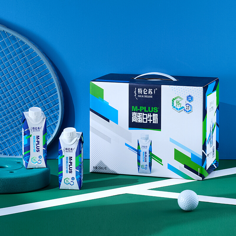 特仑苏 蒙牛特仑苏M-PLUS高蛋白牛奶乐梦幻盖250mlx10盒6.0g乳蛋白 59.9元