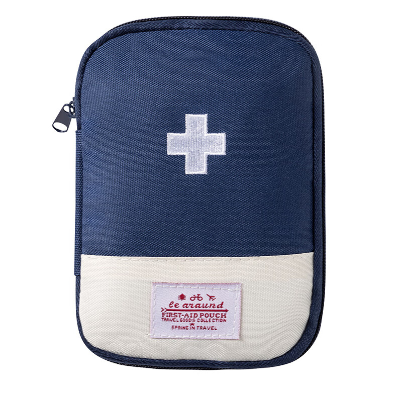 妙灵安 小学生便携医疗急救包随身包户外旅行药品收纳箱儿童健康 蓝色-大号 券后41.6元