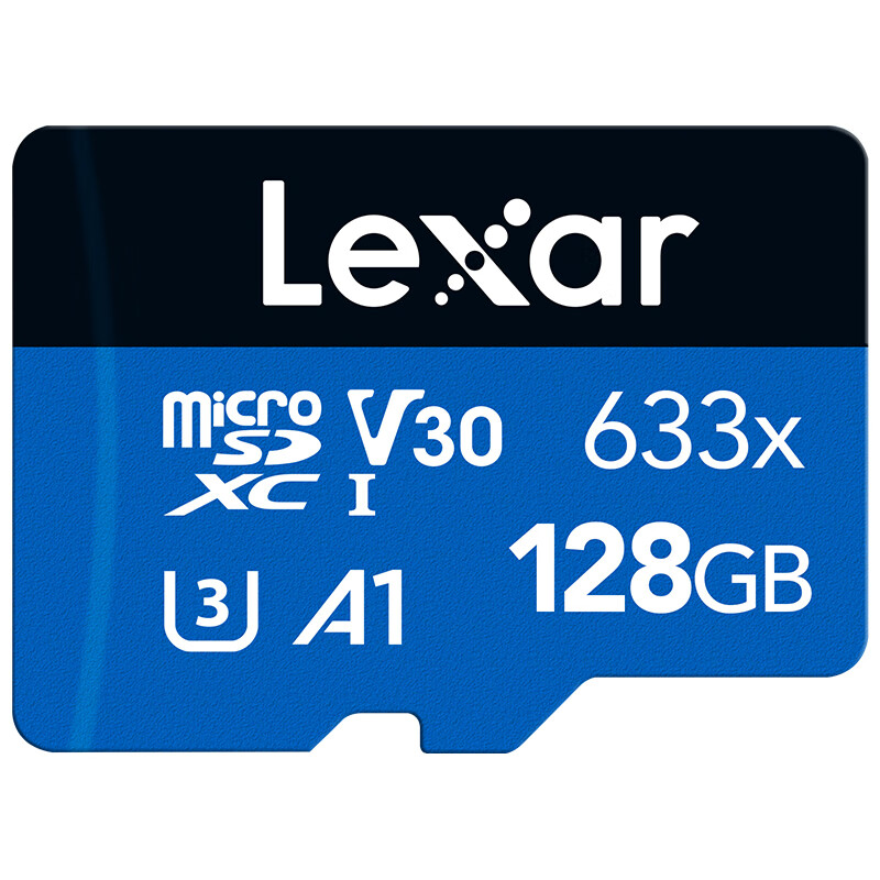 京东PLUS：Lexar 雷克沙 633x MicroSD卡 128GB 43.79元