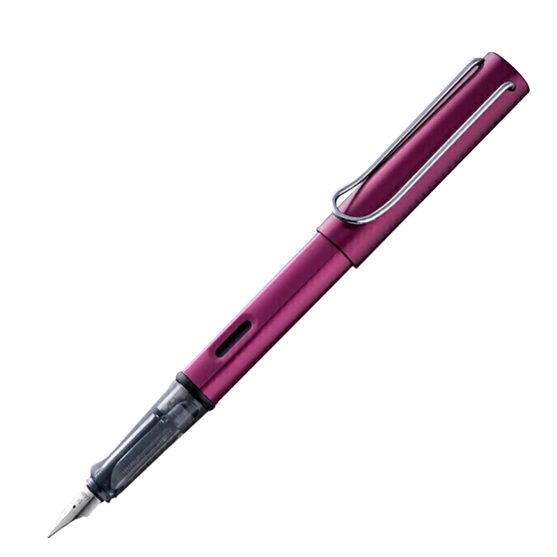 凌美（LAMY）钢笔AL-star恒星系列紫红色办公文具签字笔单只德国进口F0.7mm 62.25元