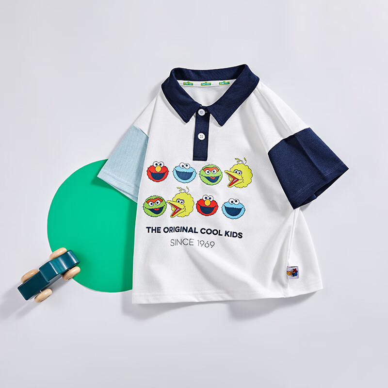 SESAME STREET 芝麻街 儿童短袖POLO衫 16.58元（需买2件，需用券）