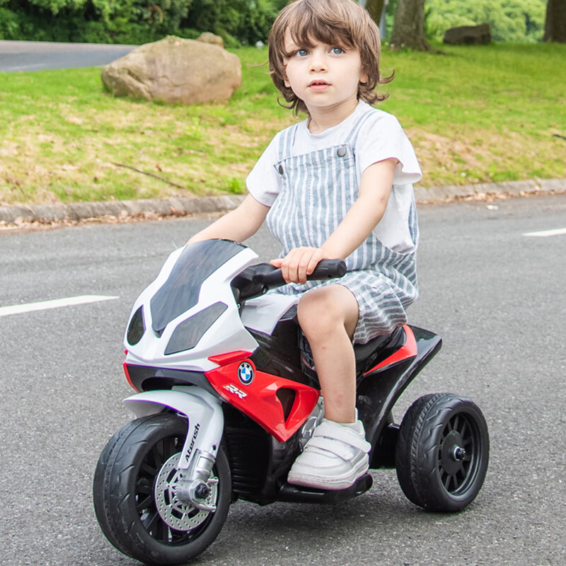 BeRica 贝瑞佳 宝马授权儿童电动车摩托车可坐人男女小孩玩具车宝宝幼儿童车 269.1元