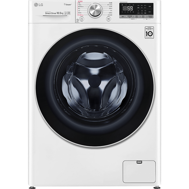 预售、PLUS会员：LG 10.5KG超薄全自动滚筒洗衣机 白色FLW10G4W 2616.02元包邮（以旧换新再减200元，到手2416.02元）