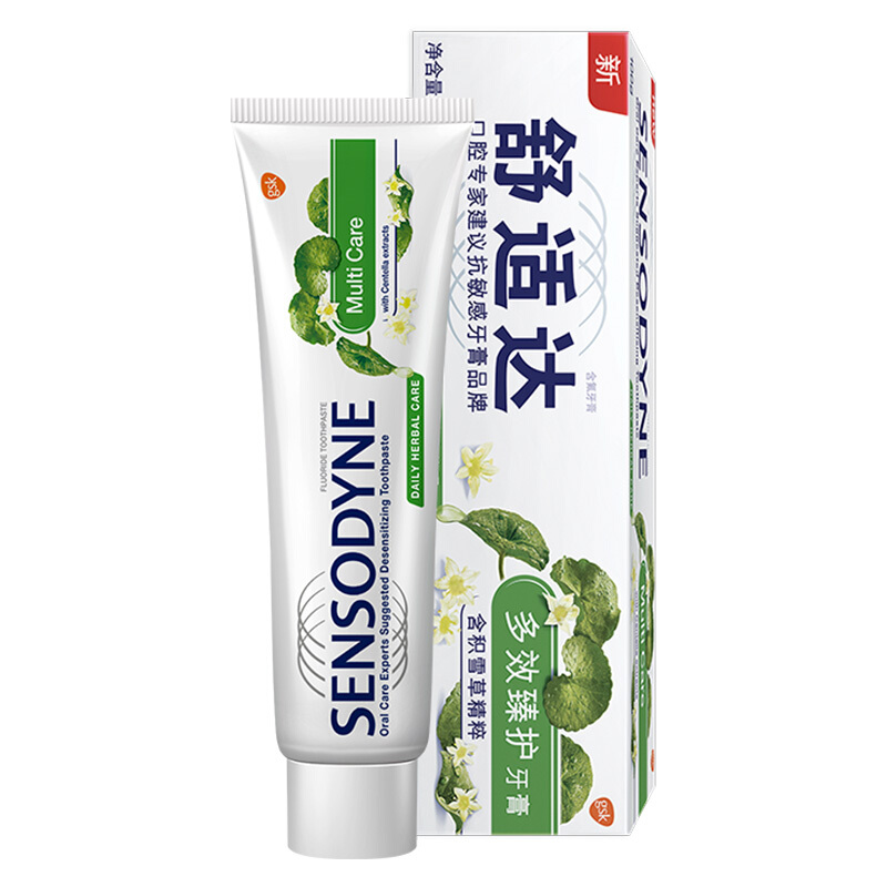 京东PLUS：SENSODYNE 舒适达 基础护理系列 多效臻护牙膏 100g 12.94元（需买10件，双重优惠）