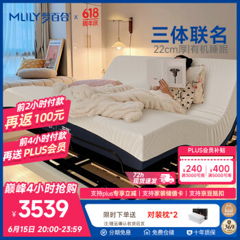 MLILY 梦百合 床垫 智能床垫电动床多功能现代简约卧室1.8米*2米
