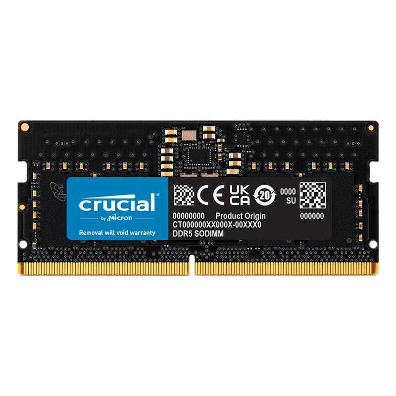PLUS会员：英睿达 24GB DDR5 5600频率 笔记本内存条 美光原厂颗粒 助力AI 446.66元包邮（需用券）