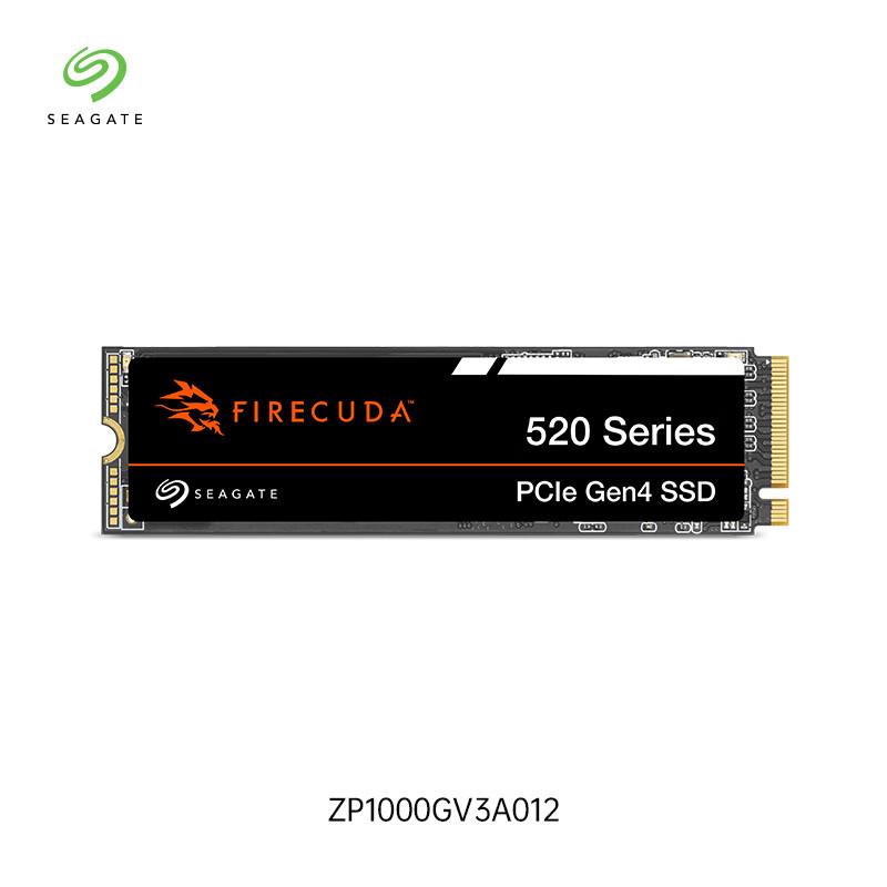 京东PLUS：SEAGATE 希捷 酷玩520 NVMe M.2 固态硬盘 1TB （PCI-E4.0） 395.36元（含税包邮）