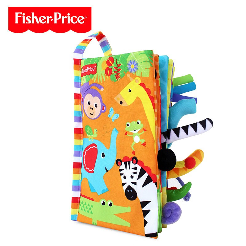 Fisher-Price 婴儿玩具3D立体缤纷动物布书 券后29.42元