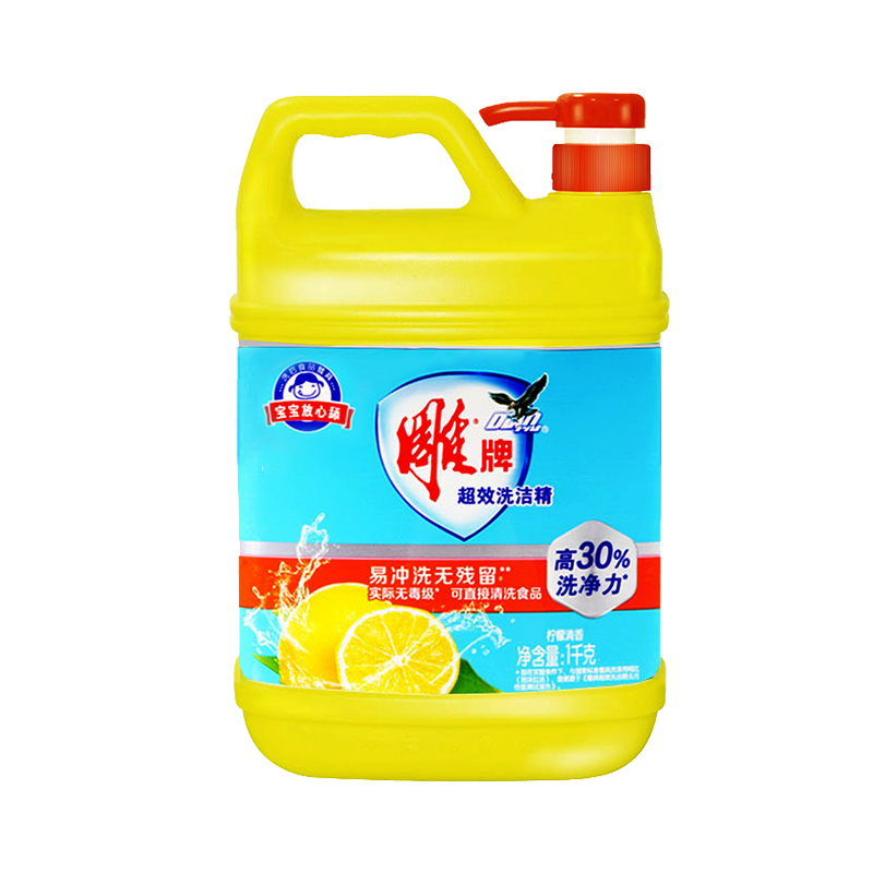 雕牌 超效洗洁精 1kg 柠檬清香 13.5元