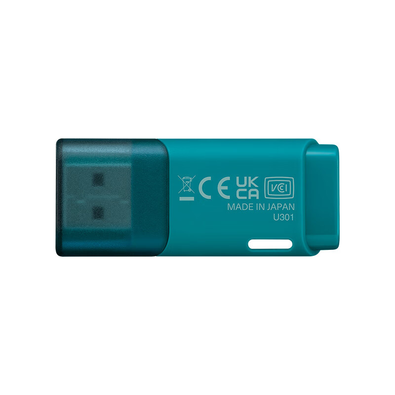 KIOXIA 铠侠 隼闪系列 TransMemory U301 USB 3.2 U盘 蓝色 64GB USB-A 22.76元