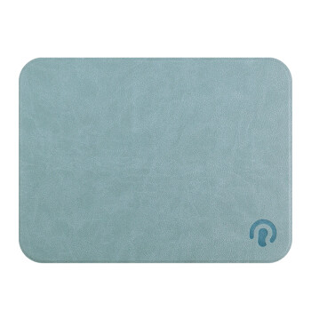 RANTOPAD 镭拓 G1 硬质皮革游戏防水鼠标垫 商务办公电脑鼠标垫 桌面垫 青色