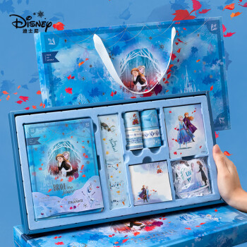 Disney 迪士尼 手账本礼盒套装 儿童节礼物生日礼物网红ins少女心记事本