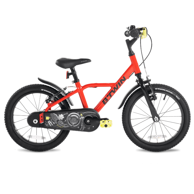 迪卡侬儿童自行车16寸单车男孩宝宝女孩童车脚踏车OVBK 机械战警（新旧款轮胎和脚踏款式，随机发货） 单速 546.52元包邮（需凑单）