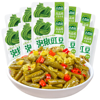 吉香居 泡椒豇豆 酸豆角 25g*10袋