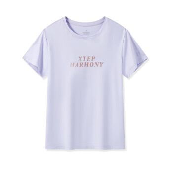 XTEP 特步 女子时尚运动休闲针织衫876228010044 轻纱紫 XL