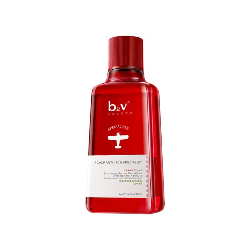 B2V 红藻止痒蓬松无硅油洗发水 70ml 2.9元