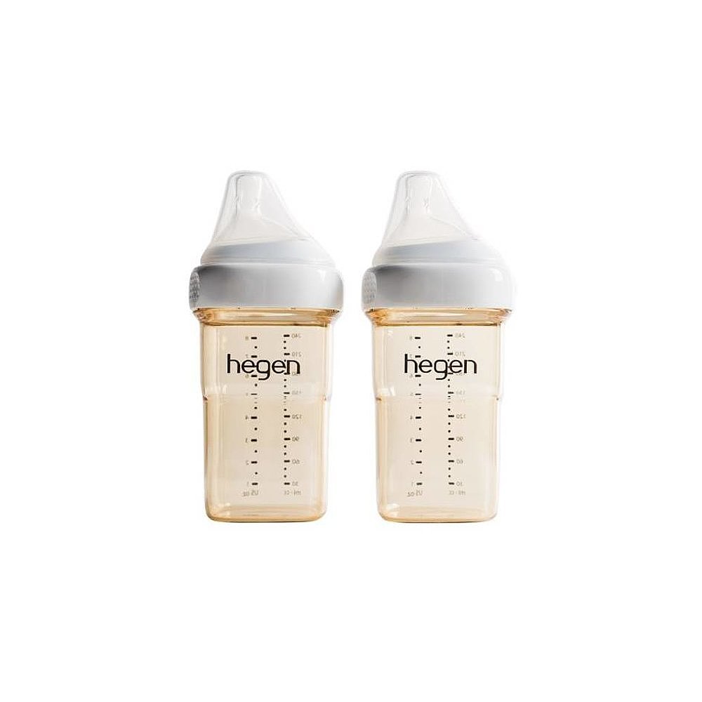 hegen 海格恩奶瓶新生儿奶瓶婴儿奶瓶防胀气PPSU双支装原装进口 240ml *2 券后324.67元