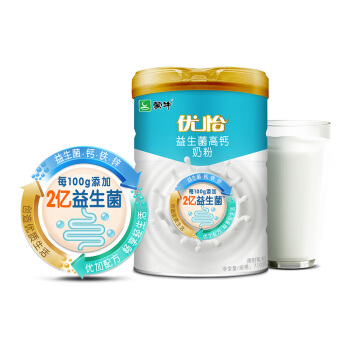 MENGNIU 蒙牛 优怡 益生菌高钙奶粉 710g/罐 65.28元