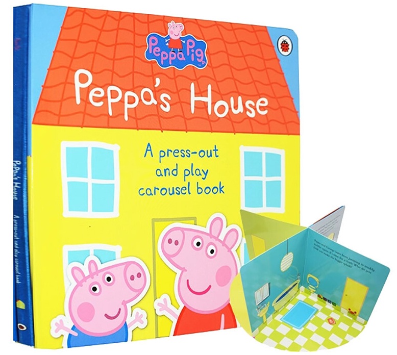 PLUS会员：小猪佩奇 英文原版童书 Peppa Pig Peppas House 360度剧场立体书  9.9元（需换购）