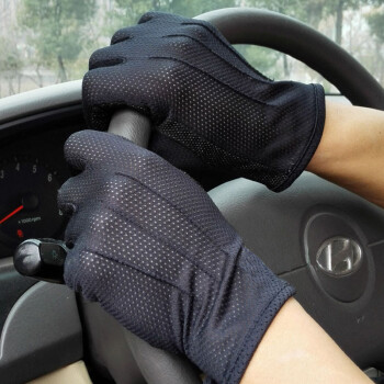GLO-STORY 手套男 开车骑车防滑男士手套 可触摸屏触控触屏手套 MST014134 黑色