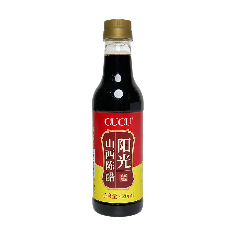 CUCU 山西特产陈醋 420ml*3瓶 券后7.5元