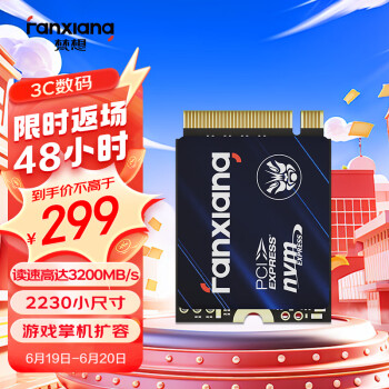 FANXIANG 梵想 500GB SSD固态硬盘 M.2接口NVMe协议PCIe3.0 2230小尺寸规格 S530Q
