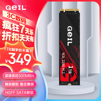 GeIL 金邦 N3L SATA 固态硬盘 1TB