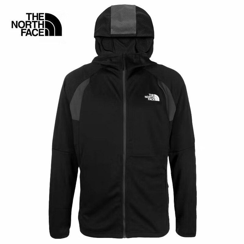 THE NORTH FACE 北面 T恤男户外跑步上衣立领卫衣823Q 黑色/KT0 L ￥454.41