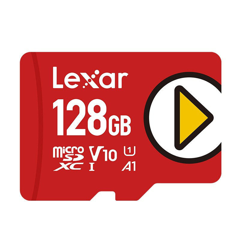 Lexar 雷克沙 PLAY Micro-SD存储卡 128GB（USH-I、V10、U1、A1） 券后68.9元