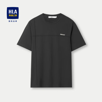 HLA 海澜之家 短袖T恤男女情侣装24SORONA吸湿透气短袖男夏季