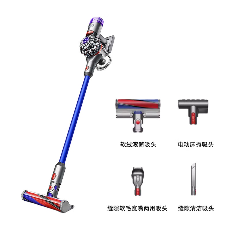 PLUS会员、百亿补贴：dyson 戴森 V8 Slim Fluffy Extra SV10K 手持式吸尘器 1592.6元包邮（立减）