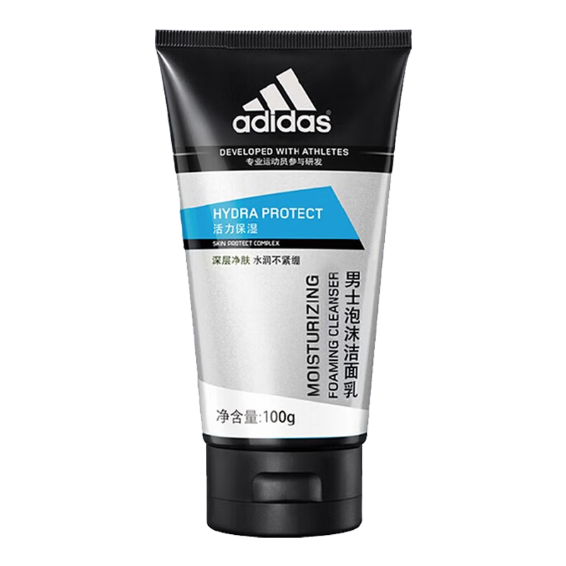 阿迪达斯 （adidas）泡沫洁面膏100g+沐浴露100ml 16.9元包邮