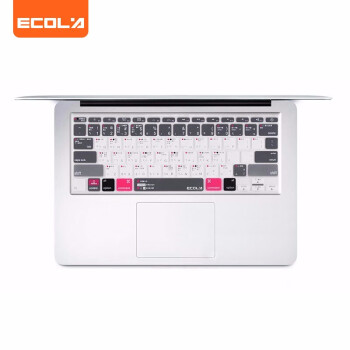ECOLA 宜客莱 苹果MacBook Air11.6英寸笔记本电脑键盘膜 硅胶保护膜快捷键繁体(A1370/A1465)EA012STW