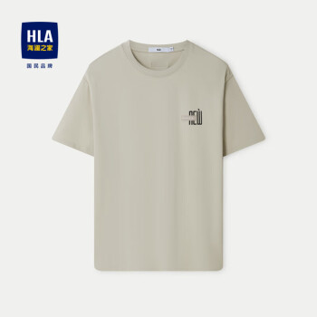HLA 海澜之家 短袖T恤男24吸湿排汗凉感圆领短袖男夏季