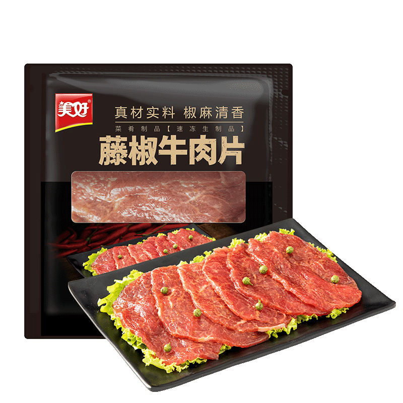 美好 藤椒牛肉片 150g  11./5元