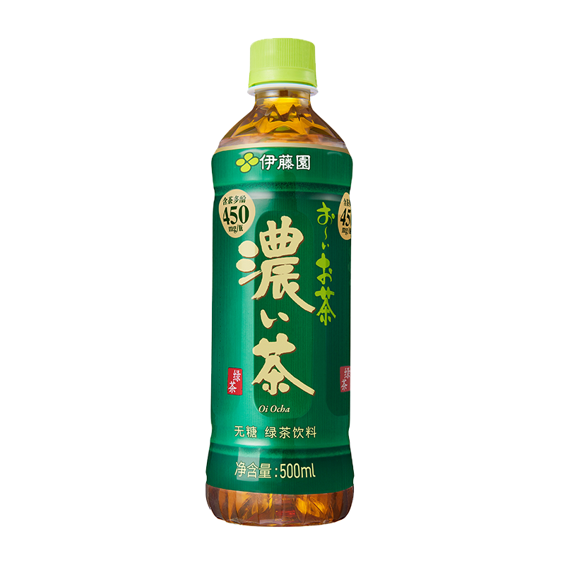 ITOEN伊藤园 浓味绿茶茶叶饮料 无糖茶饮料 500ml*15瓶 整箱*2件 54.72元，折27.36元/件（需用券）