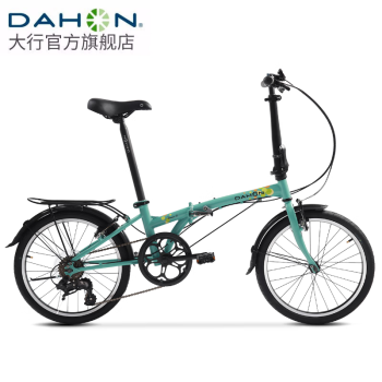 DAHON 大行 D6 折叠自行车 HAT060 浅蓝色 6速 20英寸