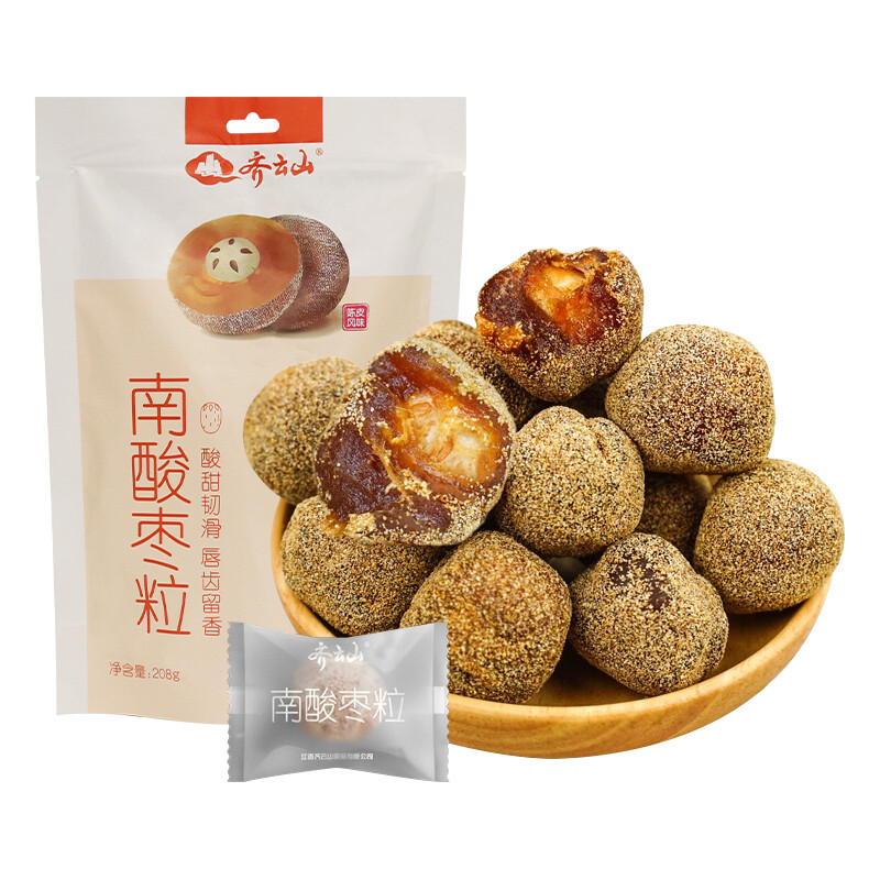 齊云山 南酸棗粒陳皮風(fēng)味 208g/包 蜜餞果干江西特產(chǎn)綠色開(kāi)味食品 19.9元