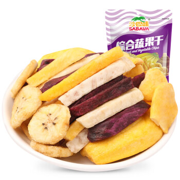 SABAVA 沙巴哇 越南进口果蔬干混合装 75g 休闲食品办公室零食果蔬脆蜜饯水果干
