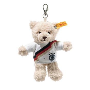 Steiff 毛绒玩具欧洲杯德国足球队纪念款泰迪熊钥匙扣公仔挂件玩偶礼物男