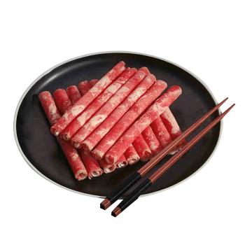 游牧御品 阿拉善国产牛肉卷450g 火锅涮煮食材 牛肉片 生鲜牛肉